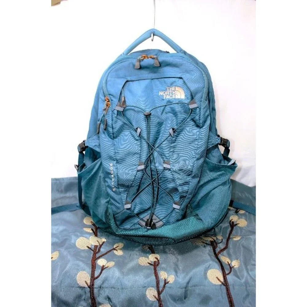 Incredible Smokey Blue North Face FleXVent Borealis Backpack w/Rare Zips EUC!